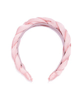 Esmeralda Braided Satin Headband - Pink Ins Street